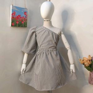 Little Vella Two-Way One Shoulder Puff Sleeved Coords ( 5-8 Years Old)