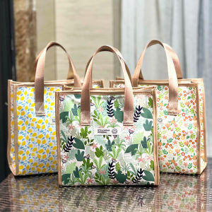Floral Lunch Bag Canvas