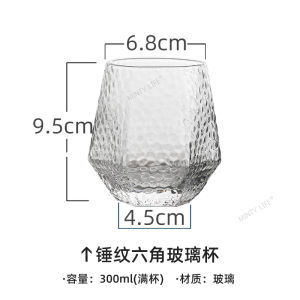 Ly Thủy Tinh Lục Lăng Trong Suốt Ly Cà Phê Đá Ins Ly Rượu Whisky Ly Trà Ly Nước Uống Nước Hoa Quả Giá Trị Vẻ Đẹp