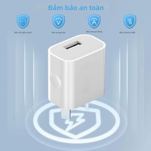Sạc USB 5V 2.1A Chuẩn Úc Đầu Ra Đơn Adapter Sạc Điện Thoại Di Động Du Lịch