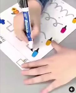 หนังสือฝึกลากเส้นลบได้ สมุดฝึกเขียนลบได้ เล่มใหญ่ ราคาพิเศษ พร้อมส่ง เสริมพัฒนาการ เด็ก