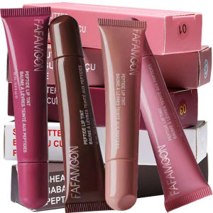 Soft Tube Mirror Lip Gloss Lip Oil Nude Brown Plumping Lip Gloss Moisturising Transparent Liquid Lipstick Beauty Cosmetic Makeup