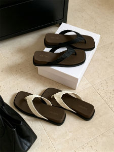 XIXITIAO | Non-slip Thick-soled Sandals with Color Block Weaving Band