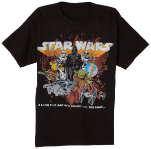 Star Wars Peripheral Printed Cotton Short Sleeve Mens and Womens Summer Loose American Daily Commuter Crew Neck T-Shirt