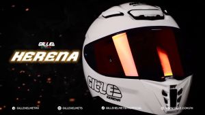 GILLE Official FF007 KERENA Revo Visor Helmet Full Face for Motorcycle Men and Women With Revo Visor
