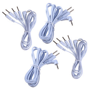 2.5mm2 4pin Digital TENS Massager Electrode Wire Connecting Cable with Pin for Massager Electrode Pads