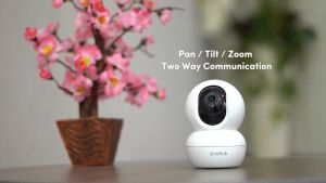 Prolink DS-3106 3MP 360 Pan/Tilt Indoor IP Camera | Night Vision | Motion Detection | Two-Way Audio | Up to 512GB Storage | CCTV Camera | Connect Cellphone | Home Security Camera