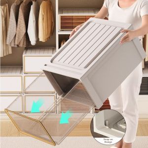 Large Capacity Drawer Style Plastic Storage Box