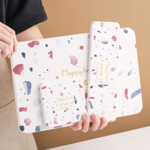 Quick Dry Soap Tray Mat Diatom Mud Coaster Heat Insulation Pad for Bathroom Sink Absorbent Pad Nordic Style Square Ceramic Art