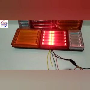 Lampu Variasi LED Stop Lamp Stoplamp Rem Sein Kedip Belakang 8D Variasi Mobil Canter Truk Truck 12-24 Volt
