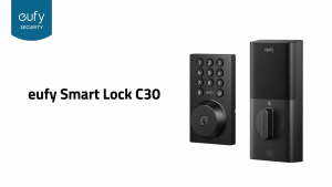 Anker eufy Smart Lock C30 Keyless Entry Door Lock Built-in WiFi Keypad Deadbolt for Front Door No Bridge Required Easy Installation App Remote Control Reliable Power BHMA Grade 3
