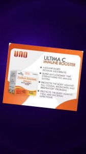 UNO Ultima C Ascorbic Acid 562.43mg For Your Everyday Immunity and Protection
