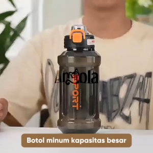 [NEW] Angola Botol Minum 1.2L Portable Botol Air Jumbo Besar W05 Olahraga Gym Sport 1200 ML Sporty Outdoor Anti Bocor