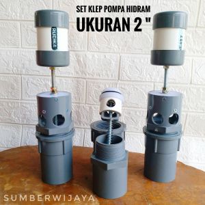 Klep Pompa Hidram 2 inch ( 2 klep buang 1 klep hantar )