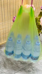 ขนาดใหญ่ขนาด45x50cm ถุงขยะในครัวเรือนหนามือถือ  สไตล์สําหรับห้องครัวถุงพลาสติก