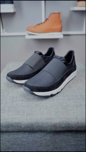 NAZ Milner Loops Sepatu Slip On Anak / Sepatu Sekolah Anak Warna Hitam