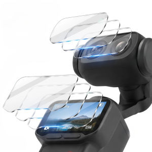 9H Tempered Glass Screen & Lens Protector for Insta360 Luna Ultra Pro Anti-Scratch HD Clear Gimbal Camera Protective Accessories