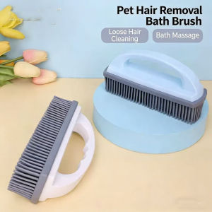 Pet Shower Brush Grooming Bath Brush Massage Hair Removal Pet Comb for Dog Hair Brush for Bath Comb Bathroom Grooming Cats