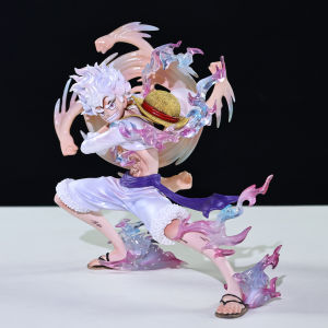 Bandai | 19cm One Piece Anime Figures Swing Luffy Action Figure Statue Model Doll Collection Toys Gifts