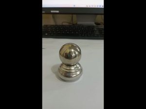 Mahkota Stainless Bola Set 1 1/2 inch x 1 1/2 inch aksesoris stainless steel
