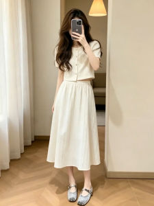 LIRUSHAN | French Korean Style Waist Slimming Dress