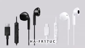 JVC HA-FR17UC USB-C Earphones With IPX2 Water Resistance DAC Remote Controls & Microphone Type C Earphone