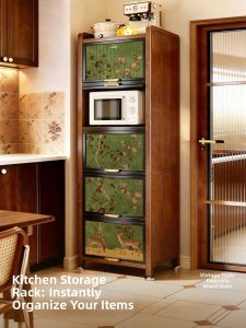 MEISD | Narrow Fridge Storage Rack Space Saving Shelving Unit