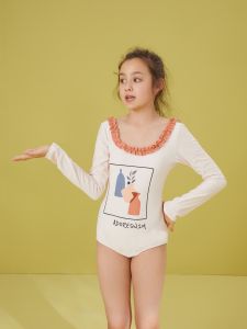 Cute Design Girls One-piece Swimsuit