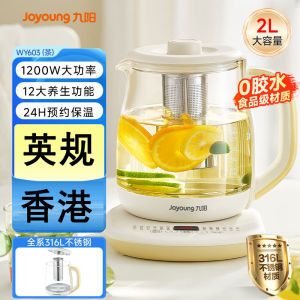 220V UK Standard Large Capacity 2L 316 Stainless Steel Smart Appointment English Regulation Health Tea Pot with Plug