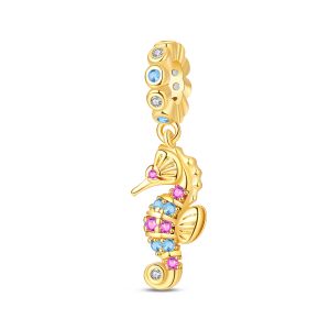Bộ Trang Sức Bạc 925 Sterling Silver Zodiac Cat Flower Charm - Vòng Cổ Mặt Dây Chuyền & Bông Tai Dành Cho Nữ Quà Tặng Sinh Nhật