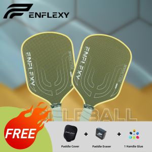 ENFLEXY Golden Titanium Wire Surface and Full Foam Core Pickleball Paddle