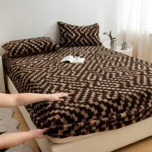 Warm Plush Bed Cover Milk Fleece Mattress Protector