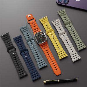 Strap for Smartwatch Series 9/8/7 45mm Series SE2/SE/6/5/4 44mm Series 3/2/1 42mm Silicone Sport Band Women Men lWatch Ultra 49mm Replacement Wristband