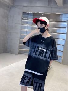 Bộ đồ hè bé trai thun cotton thoáng mát mẫu ARMET bộ quần áo trẻ em set đồ cộc bé trai size đại 18-50kg đồ bộ bé trai