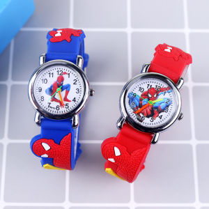 New Cartoon Spiderman Childrens Watches for Boys Rubber Strap Wristwatch Kids Watch Quartz Clock Student relogio Gift montre