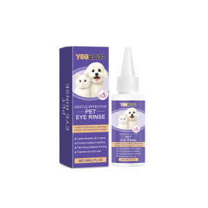Yegbong Pet Eye Cleaner Drops Tear Stains Clean For Dogs Cats Stains Remove Nourish Skin Moisturizing Brighten Eye Rinse Cat and dog eye drops a cleaning and care drop for cat and dog tear stains and secretions universal for pets