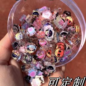 Mini Blind Box DIY Handmade Egg Party Card Pendant Skin Toy PVC Material in Stock Egghead Blind Box Mini Card Pendant