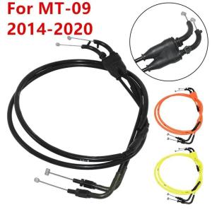Motorbike MT09 2pcs Throttle Cable Steel Wire For Yamaha MT-09 V1 V2 2014 2015 2016 2017 2018 2019 2020