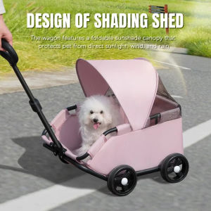 Xách tay xe đẩy thú cưng nhỏ cho chó mèo chó puppy Teddy du lịch nhẹ cân ngoài trời có thể gập lại giỏ hàng Puppy Kitten Bunny tàu sân bay