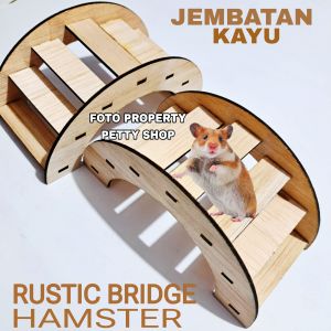 JEMBATAN KAYU HAMSTER UNTUK DEKORASI KANDANG - KODE4