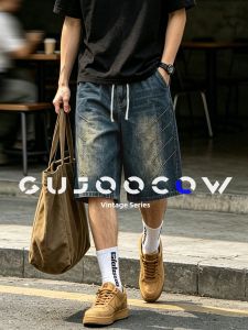 GUJOOCOW | American Retro Summer Thin Loose Casual Jean Shorts