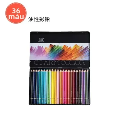 Bộ Bút Chì Màu Dầu NYONI N8520 Chuyên Nghiệp 24-120 Màu Sắc Rực Rỡ Lõi Gỗ Chì Dạng Viên Dành Cho Họa Sĩ