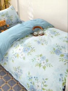HEYUE | 100% Cotton Single Bed Student Dormitory Set