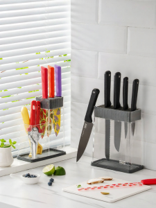 Kuhn Rikon | Multifunctional Transparent Kitchen Knife Organizer
