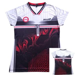 Baju Jersey volly wanita motif full printing