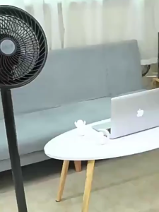 OOKAS 3 Colors Multifunction Strong Wind Fan Air Circulation Fan Adjustable Height Stand Fan