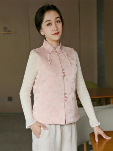 Womens Thickened Cotton Embroidered Short Jacket Stand Collar Tang Costume Style Button up Traditional Chinese Fashion