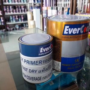 รองพื้นเทา Evercoat สีพ่นพื้น1K แห้งเร็ว กลบรอยได้ดี
