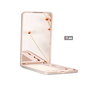 【 Durable Style 】Folding mirror Makeup mirror+comb Portable mirror Pocket Cosmetic Mirror MINI Square mirror with comb Portable Travel Pocket comb Mirror