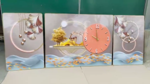 "Tranh Phong Cảnh Hiện Đại Sang Trọng Bộ 3 Bức Treo Tường Phòng Khách"